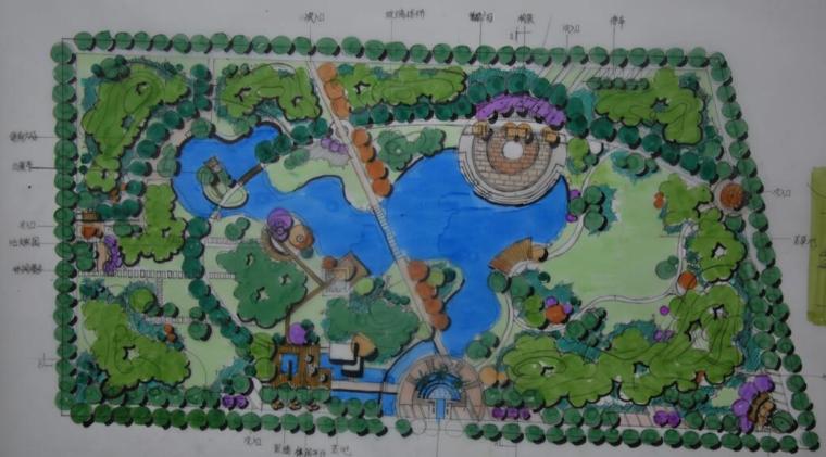考研公园快题设计资料下载-三道景观快题思路园林讲义（PPT+22页）