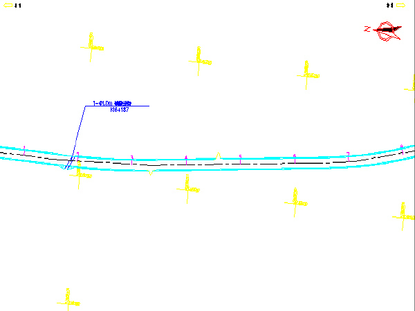 道路改建工程（共87张）-路线总平面图