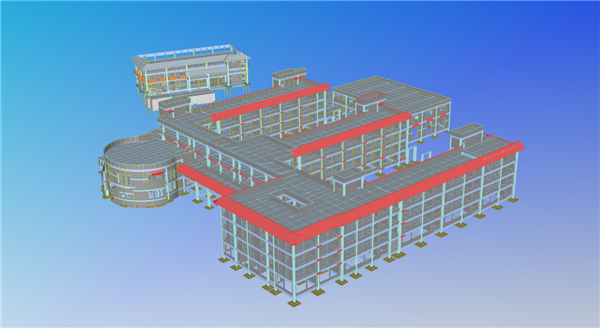 BIM施工技术应用于德阳小学项目-可提量的BIM模型