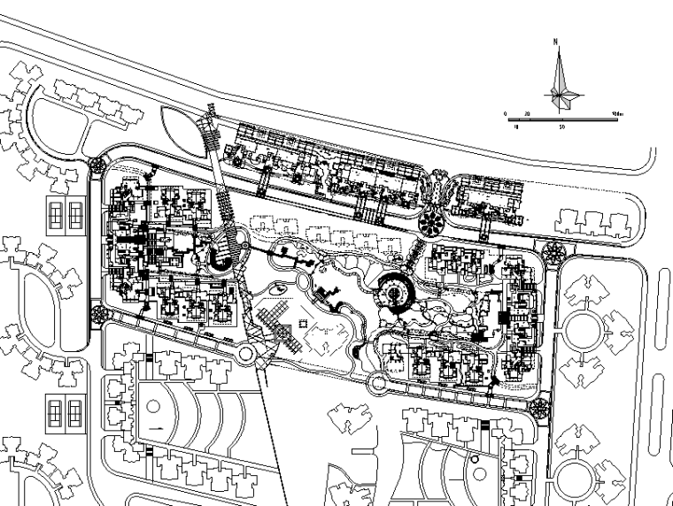安徽家园景观设计资料下载-[广东]岭南新世纪家园居住区景观设计全套施工图（包含CAD+192个）