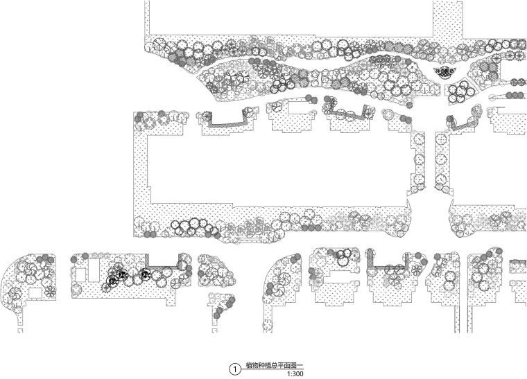 [山东]临沂开元香榭里园林景观全套施工图-开元香榭里-01植物种植总平面图.jpg