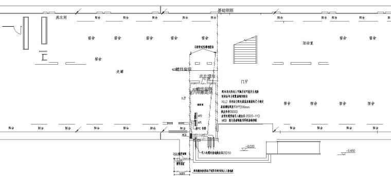 05建筑标准设计资料下载-某高校六层宿舍楼电气图