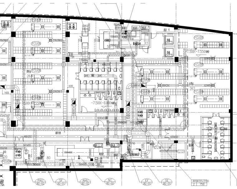 60方施工图资料下载-同济-瑞金宾馆-暖通施工图汇总（空调，通风，防排烟系统设计）