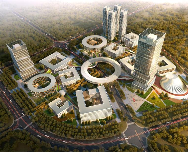 [天津]武清搜房网总部建筑模型设计（2018年）