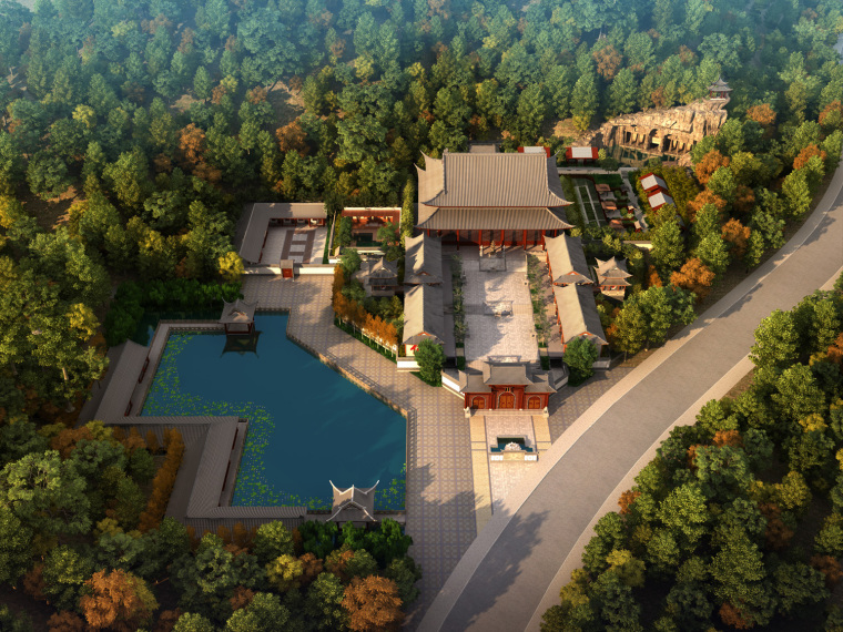 重庆庭院设计资料下载-日式禅宗庭园结合禅宗美学设计案例——永福寺