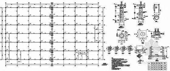 某厂房结构设计PPT资料下载-某框架厂房结构设计图