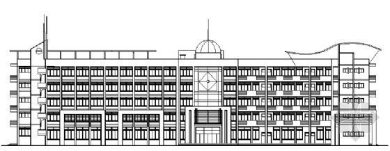 小学教学实验楼建筑施工图资料下载-某中学五层教学实验楼建筑施工图