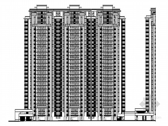 住宅施工总平面规划图资料下载-[厦门]高层现代风格住宅区规划及单体建筑设计施工图