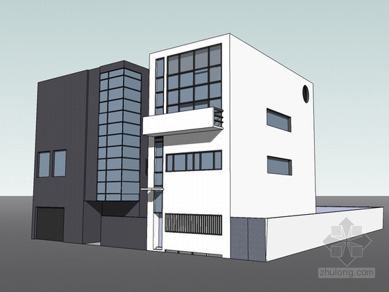 荷兰维尔特M住宅资料下载-吉野特住宅SketchUp模型下载