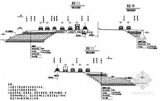 [江苏]城市快速路道路工程图纸259张（路桥涵）-特殊路基设计图