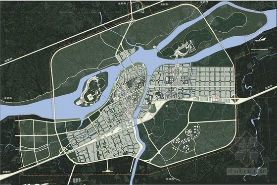 五位一体方案资料下载-[浙江]城市整体规划设计方案