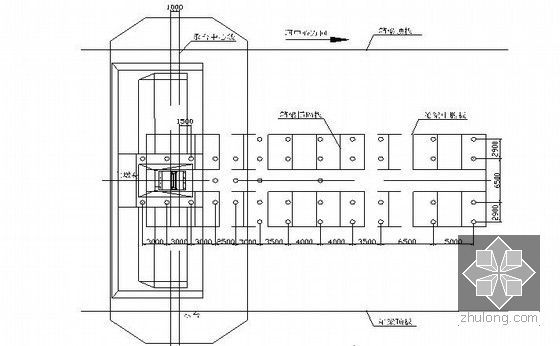 彩针型独塔斜拉桥钢塔加工制作及安装方案56页-支架平面布置图