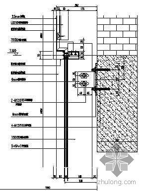 2层幕墙图纸资料下载-杭州某厂房门窗幕墙工程施工图纸2