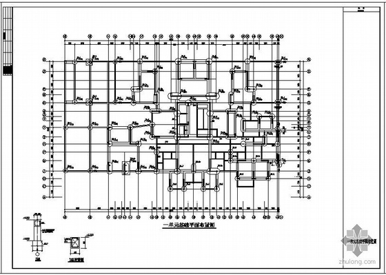 重庆来福士结构设计资料下载-重庆某落地剪力墙住宅结构设计图
