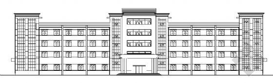 辣椒生产基地施工图资料下载-某生产基地四层办公楼建筑施工图