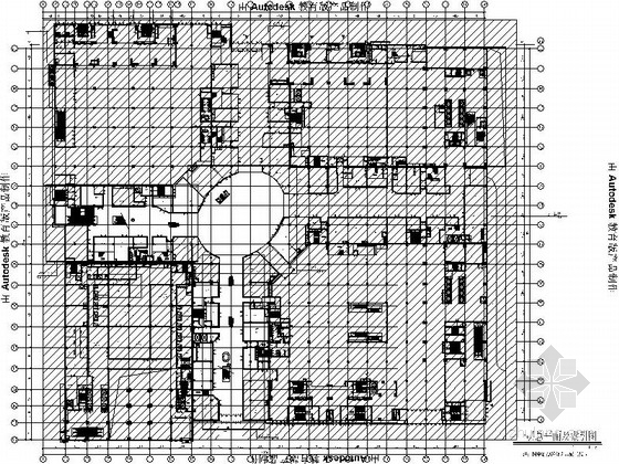 商场栏杆CAD资料下载-[青岛]知名广场步行商业街商场室内竣工图