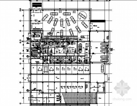汽车4s店空调图资料下载-多层办公楼空调通风设计施工图
