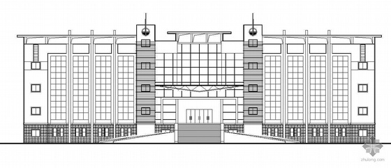 5层办公建筑设计图计算书资料下载-09年[江苏]某四层综合办公楼毕业设计施工图(含计算书)