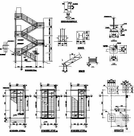 室外钢楼梯详图资料下载-室外钢楼梯