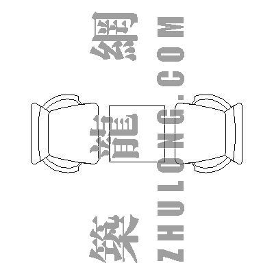 现代办公家具su资料下载-办公家具005