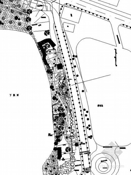 山村河道景观设计资料下载-[宜州]某河道桥头景观设计图