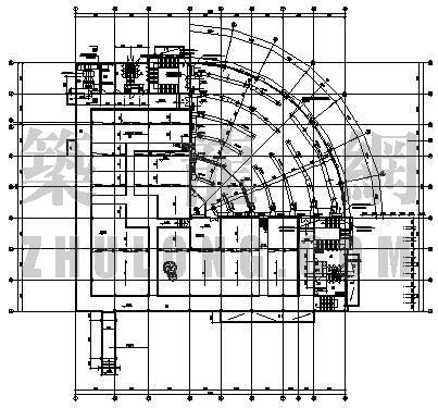 大会议厅阶梯设计资料下载-某食堂、会议厅空调施工图