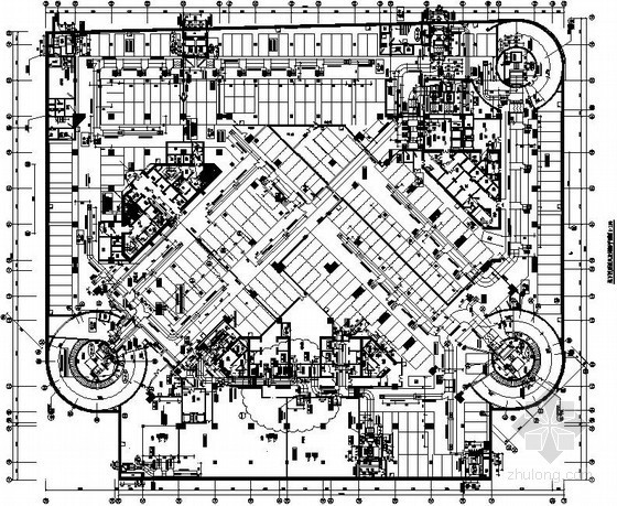 四川暖通空调图纸资料下载-[成都]高档商务楼暖通空调施工图（160米）