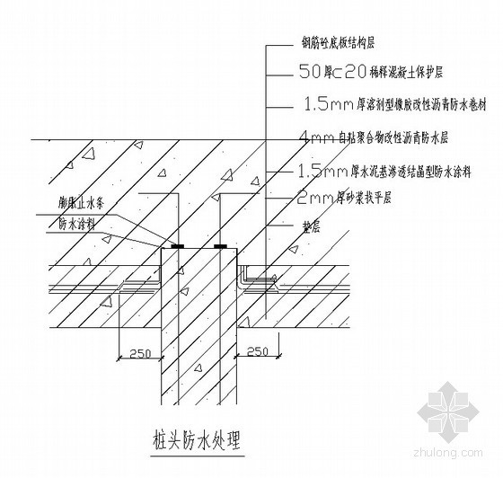 加铺沥青施工方案资料下载-[江苏]住宅楼地下防水施工方案（SBS改性沥青防水卷材）