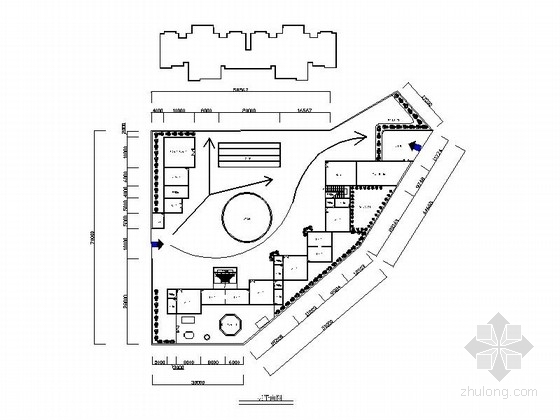 幼儿园室内装修风格资料下载-[学生作品]时尚现代幼儿园室内装修施工图（含效果）