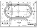 中学室外400m标准运动场设计图纸（设计说明 塑胶运动场 跳远场地 投掷场地）