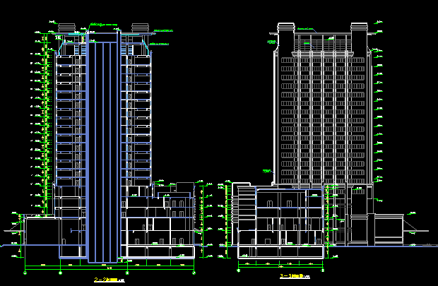 塘栖酒店大厦建筑施工图（全套图纸）