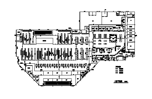 大型超市平面图资料下载-某大型超市平面图施工图