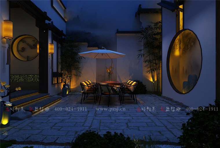 [品筑最新动态]江苏省南通市 下沉庭院餐厅设计-6.jpg