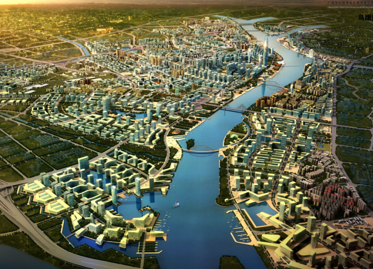 城市设计以人文本资料下载-[广东]白鹅潭地区城市设计竞赛方案文本