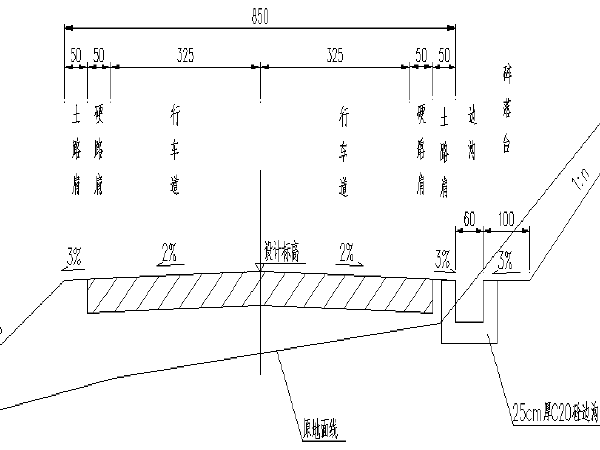 道路工程电子版设计图资料下载-[长沙]新机场分散营区连接道路工程施工设计图(图纸+工程数量表)