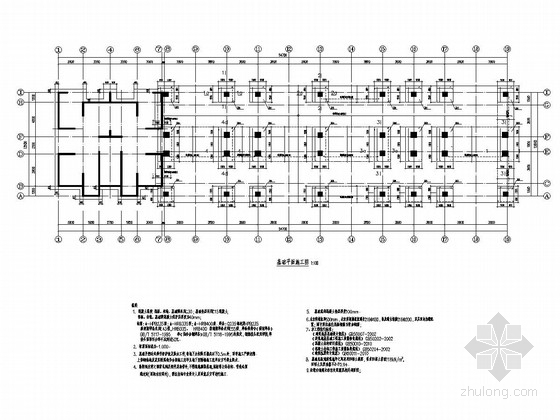 多层框架结构建筑图厂房资料下载-[云南]六层(局部七层)框架结构厂房综合楼结构施工图