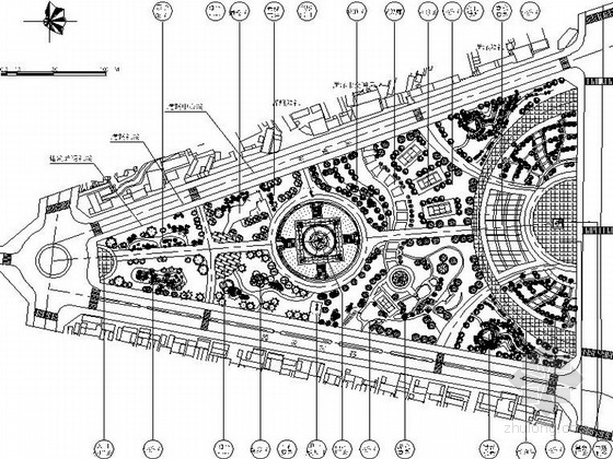 湿地广场景观设计资料下载-某地广场综合景观设计施工图
