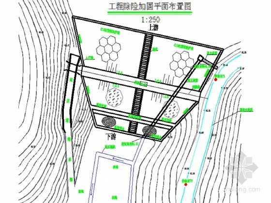 山塘设计说明资料下载-[江西]小型山塘除险加固工程施工组织设计（CAD图12张）