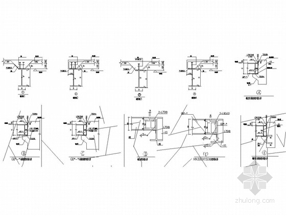 汀步组合结构图资料下载-钢混组合结构除氧煤仓间结构施工图