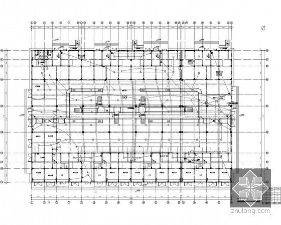 [浙江]8栋多层住宅楼电气设计施工图纸（新火规）-一层消防平面图