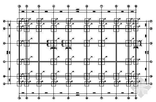 古建长廊结构图纸资料下载-某宝殿结构图纸