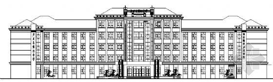 某中学教学楼建筑施工图资料下载-黑龙江某五层中学教学楼建筑施工图