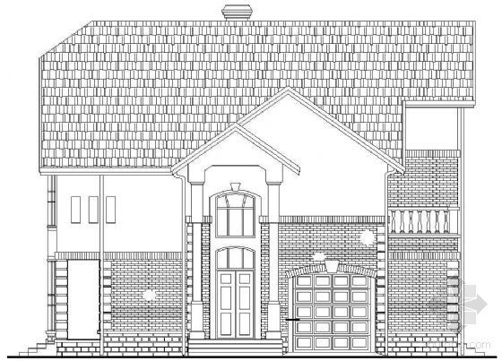 欧式别墅户型图纸资料下载-某二层欧式别墅建筑方案（A3户型）