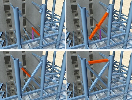 核心筒测量方案资料下载-外框架核心筒结构超高层办公楼工程钢结构施工方案汇报(65页 附图)
