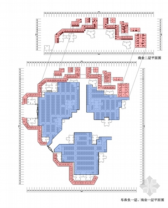 [四川]滨江CBD新区中高档符合多元住宅区建筑设计方案文本-滨江CBD新区中高档符合多元住宅区平面图