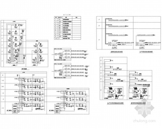 [黑龙江]生产车间展厅电气施工图（甲级院）-弱电系统图 