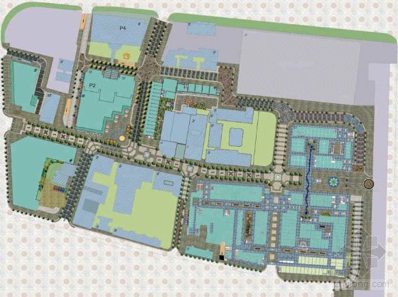 民俗村落规划设计资料下载-湖南长沙某民俗商业街景观规划设计方案