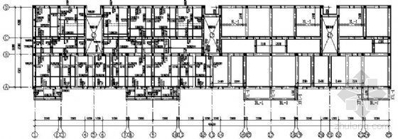 宾馆底框砖混结构图资料下载-某底框住宅结构图纸