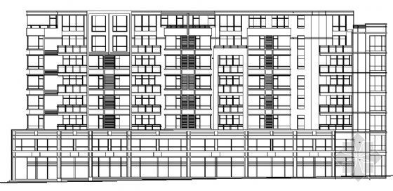 航运新村某高层住宅建筑方案图