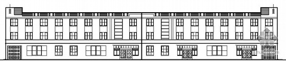 工业园综合体公寓CAD资料下载-华强某工业园公寓楼建筑方案图